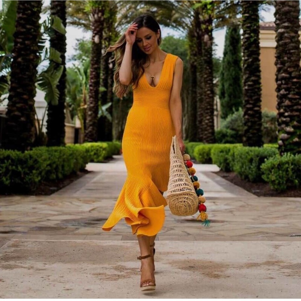 Ronny Kobo Marigold Jennifer Dress